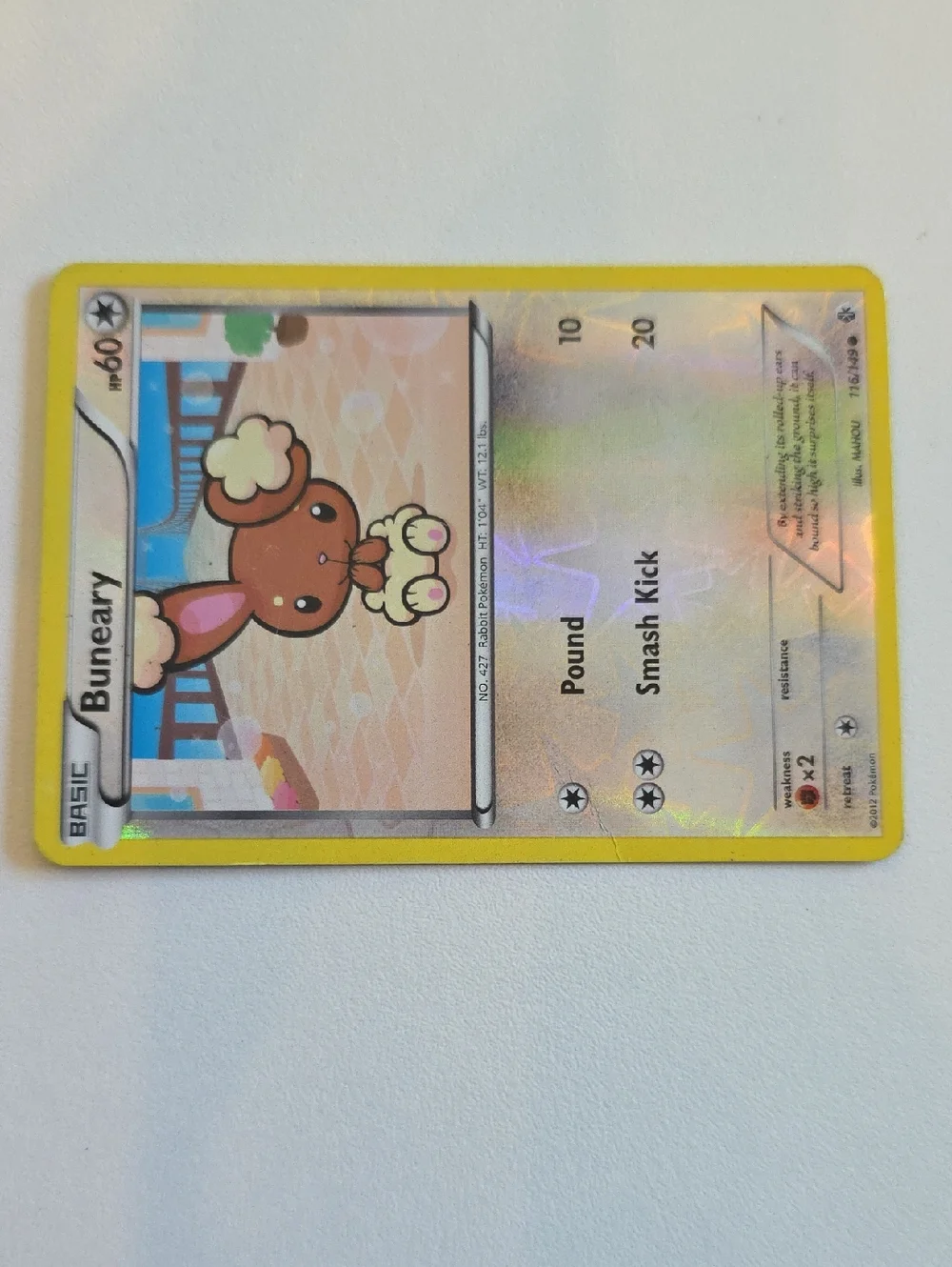 Pokemon Buneary And Buneary Holo Card Lot